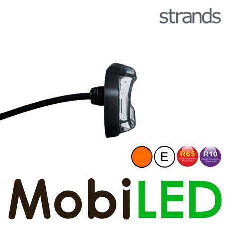 Strands Strands FOR9T Aura positie- en flitslicht wit dark look E-keur Strands Strands FOR9T Aura positie- en flitslicht wit dark look E-keur