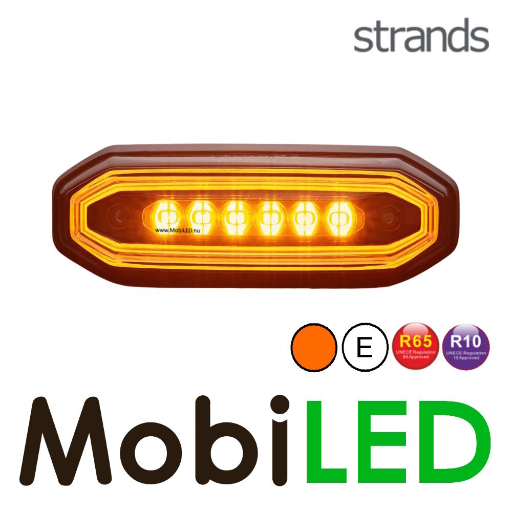 Strands Strands FOR9T Aura position and flash light amber dark look E-mark Strands Strands FOR9T Aura position and flash light amber dark look E-mark