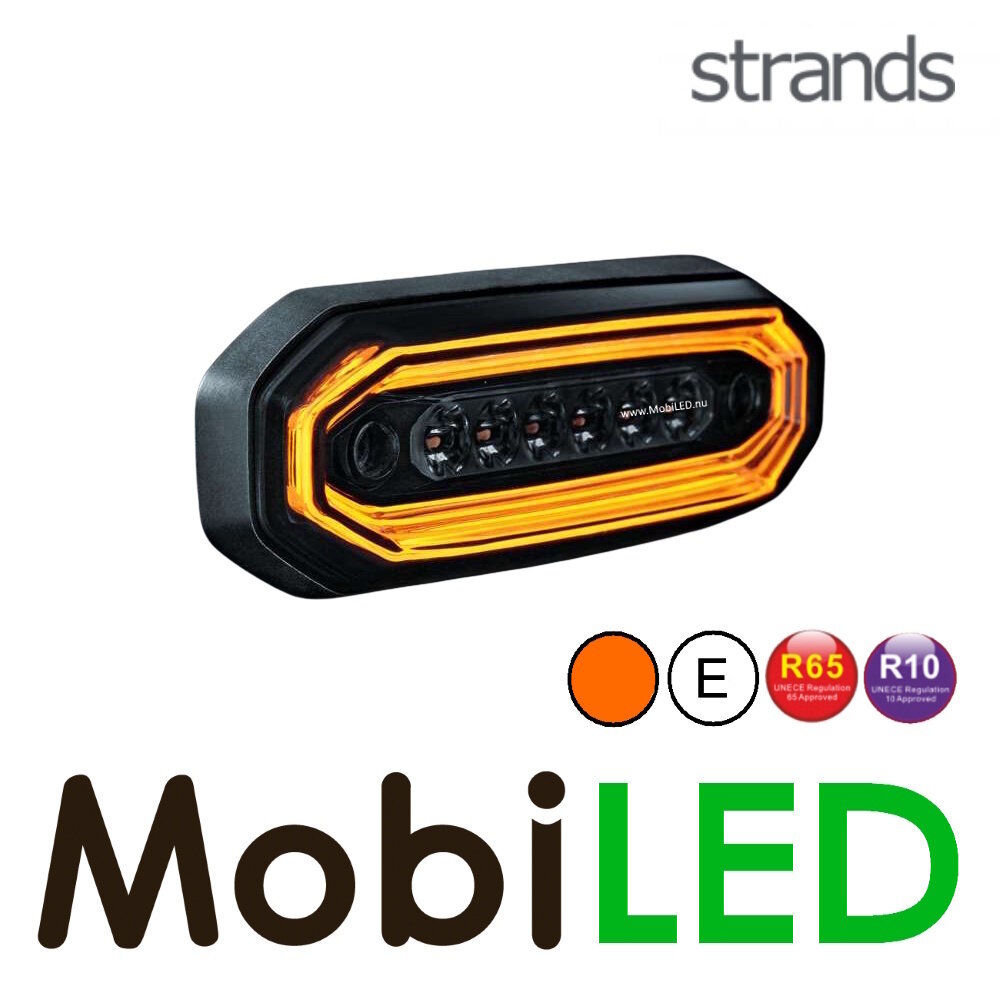 Strands Strands FOR9T Aura position and flash light amber dark look E-mark Strands Strands FOR9T Aura position and flash light amber dark look E-mark
