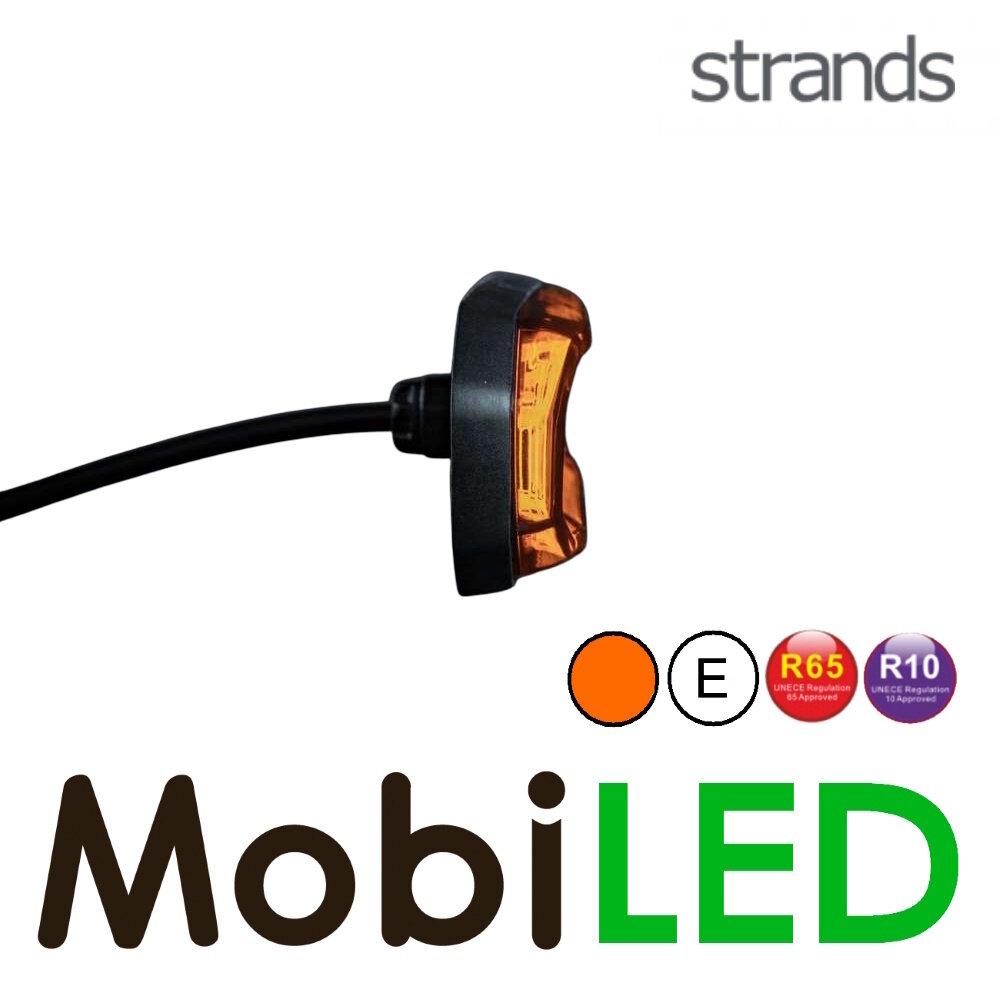 Strands Strands FOR9T Aura position and flash light amber dark look E-mark Strands Strands FOR9T Aura position and flash light amber dark look E-mark