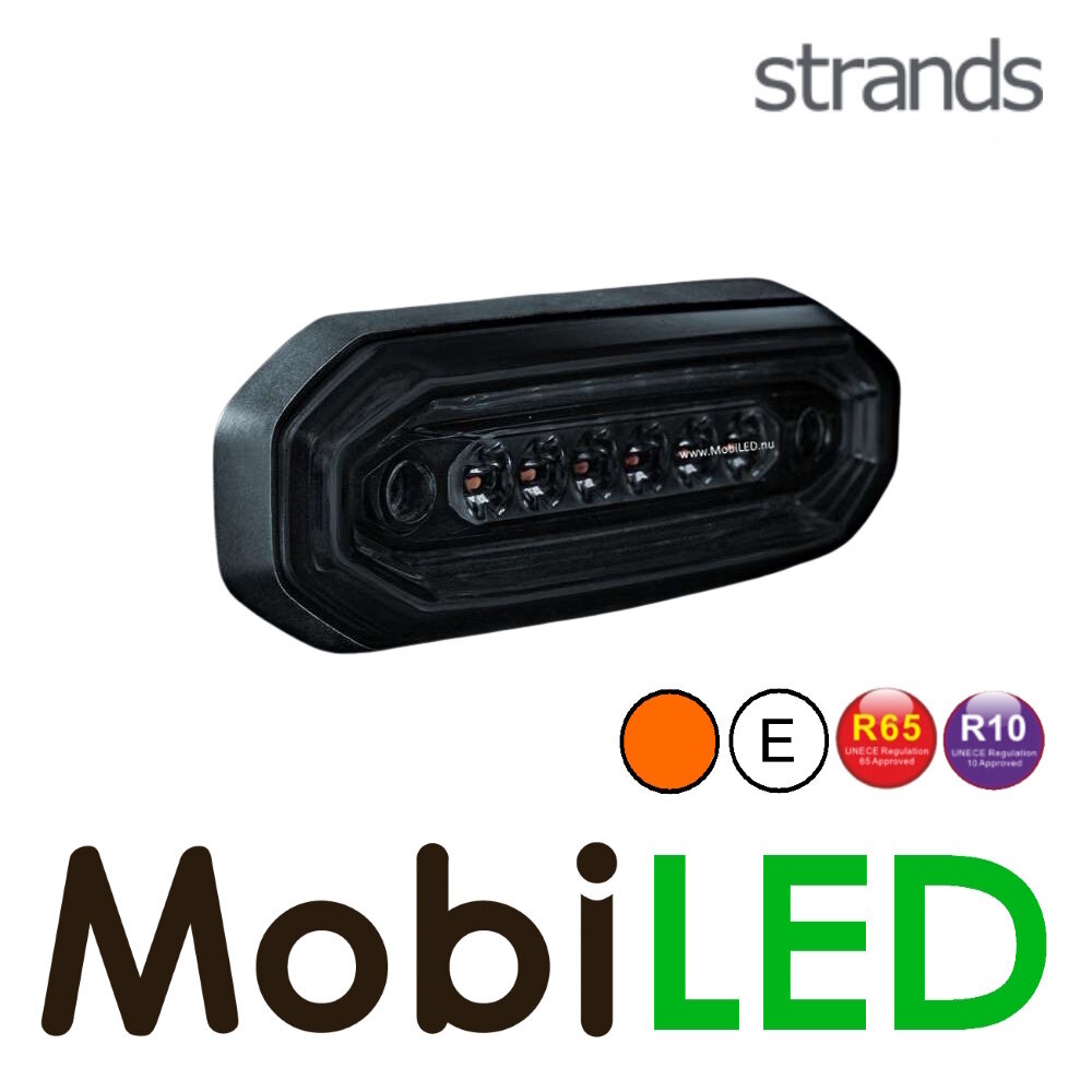 Strands Strands FOR9T Aura feu de position et flash ambre dark look E-marque Strands Strands FOR9T Aura feu de position et flash ambre dark look E-marque