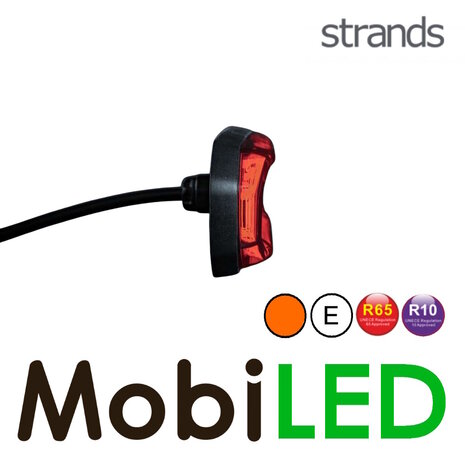 Strands Strands FOR9T Aura positie- en flitslicht rood dark look E-keur Strands Strands FOR9T Aura positie- en flitslicht rood dark look E-keur