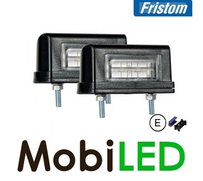 Fristom Set Kentekenverlichting Aspock zwart