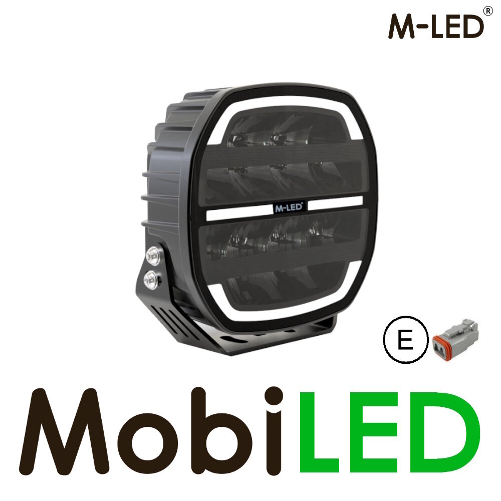 M-LED M-LED Phoenix combo avec feu de position ambre et blanc 5 pouces E-mark M-LED M-LED Phoenix combo avec feu de position ambre et blanc 5 pouces E-mark