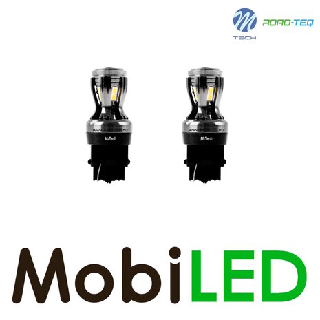 M-Tech M-TECH Blister Platinum LB824W-01B - P27W 3156, 12V 14x2835SMD, CANBUS, Wit