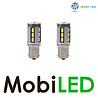M-Tech M-TECH Blister Premium LB355W - BA15s, 12V 18xSMD5730 LED, CANBUS, Blanc