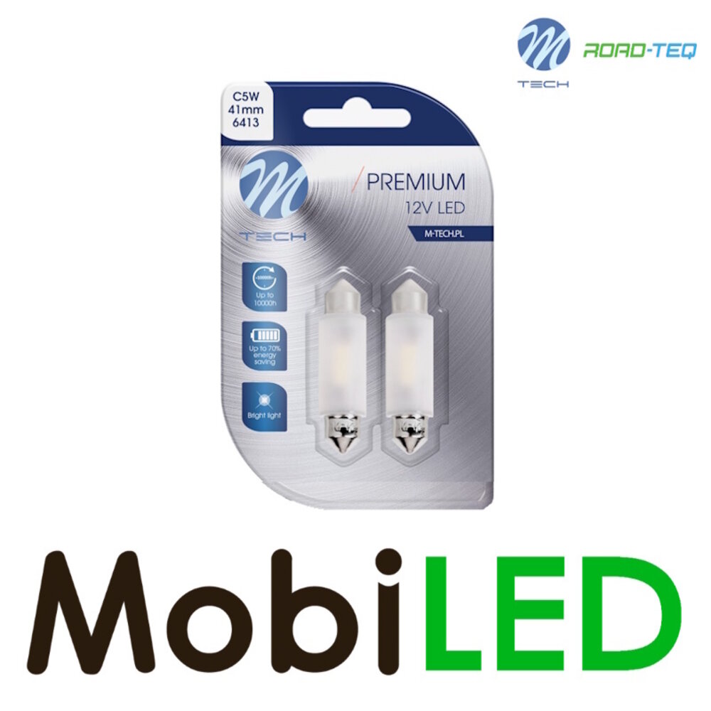 M-Tech M-TECH Blister Premium LB363W - C5W 41mm, 12V 2xSMD2835, CANBUS M-Tech M-TECH Blister Premium LB363W - C5W 41mm, 12V 2xSMD2835, CANBUS