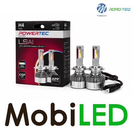 M-Tech M-Tech H4 Bluetooth All weather adaptive LED Set 9-60V