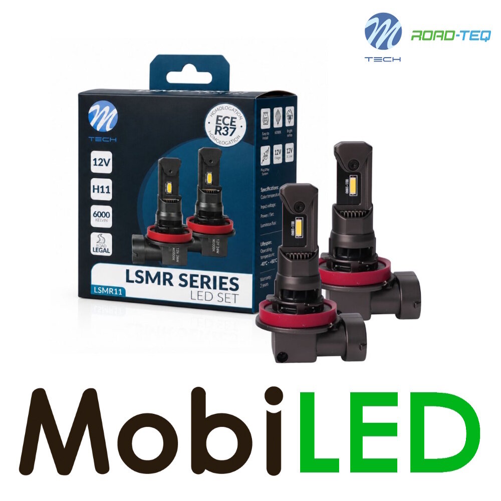 M-Tech M-Tech H11 LED set Road legal 12V M-Tech M-Tech H11 LED set Road legal 12V