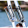 WBRBA-UNI Quick Release Wakeboard Rack Brushed and Anodized - Uni.