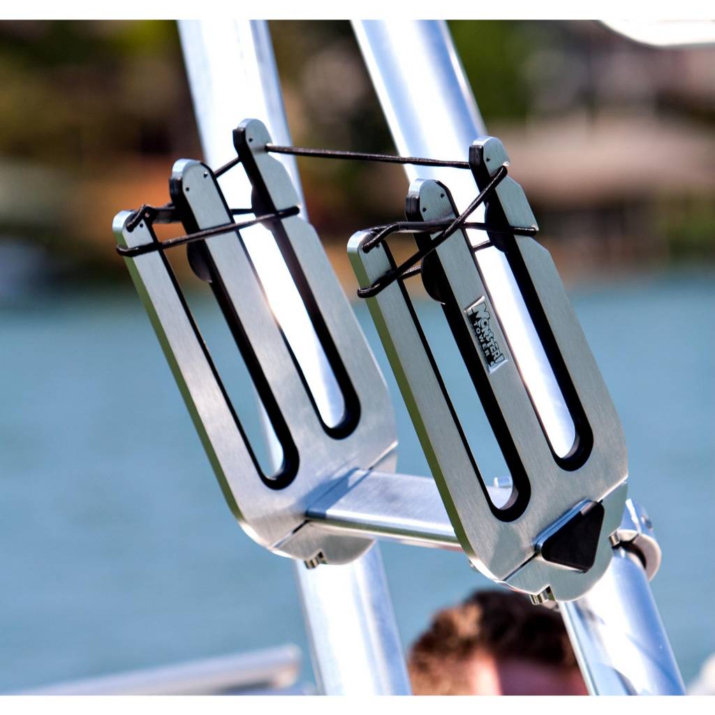 WBRBA-UNI Quick Release Wakeboard Rack Brushed and Anodized - Uni.