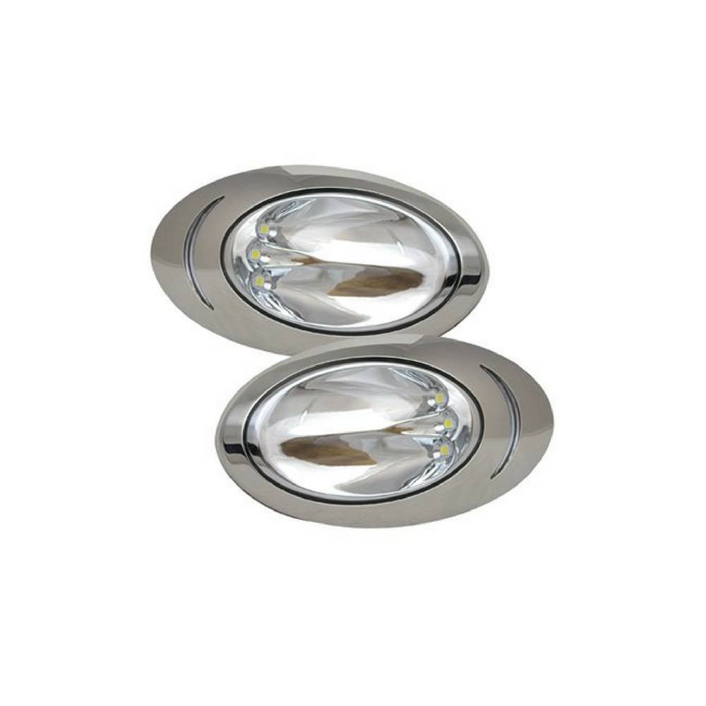 ITC LED Docking Lights - RVS - per paar