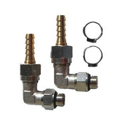 L&S Set of Elbow Pump Fittings - G1/8 BSPP Ø6