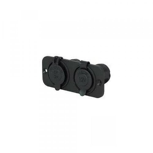 TM 12 V plug - square with quick ring - flush mount - double
