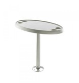 Titan Marine Oval White table top - 46 cm * 76 cm.