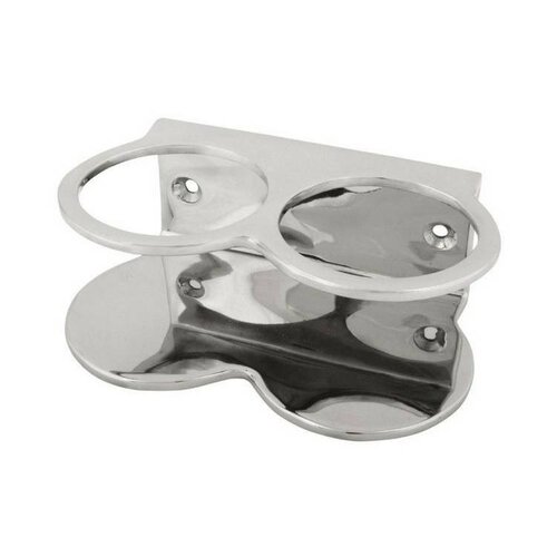 TM Deluxe-Becherhalter aus Edelstahl – Doppel