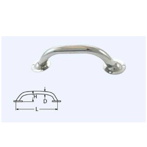 TM Handrail - Stainless steel AIS 316 - 20 cm