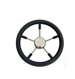 Savoretti Steering wheel T9B/35 - Black/SST - Ø 35 cm