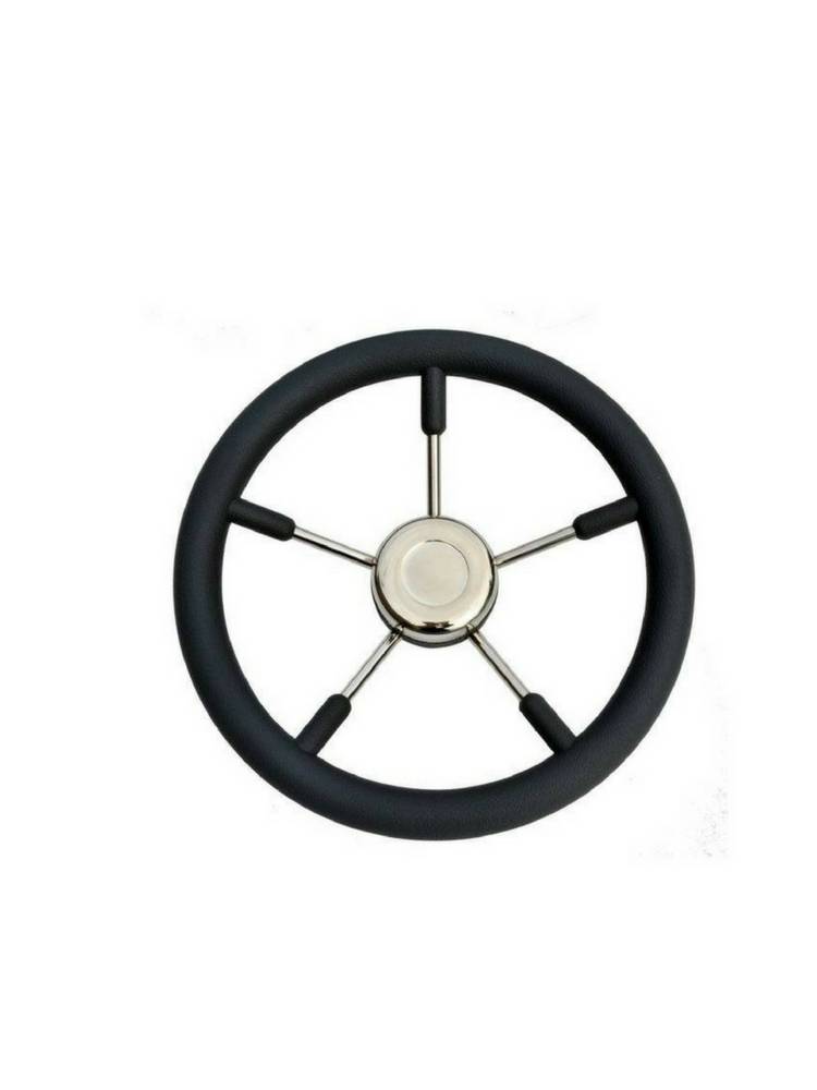 Savoretti Steering wheel T9B/35 - Black/SST - Ø 35 cm