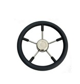 Titan Marine Steering wheel T9B/55 - Black/SST - 55 cm.