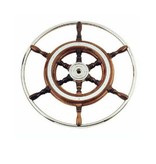 Savoretti Steering wheel T3/42 - Mahogany wood/SST - Ø 42 cm