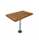 Titan Marine Teak table top - Rectangular - Small 37,5 cm * 60 cm.