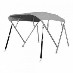 Sunmaster RVS Biminitop 4B-H137-B215-228 - Licht grijs
