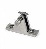 Titan Marine Deckmount Hinge SST with clevis pin