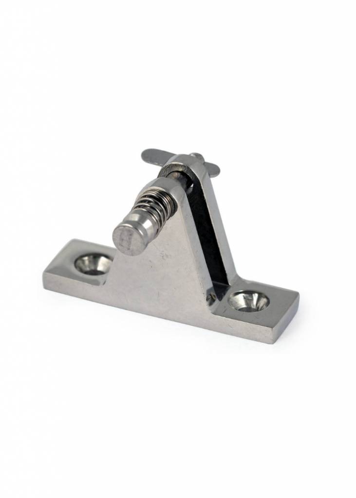 Titan Marine Deckmount Hinge SST with clevis pin