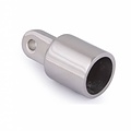 TM Eindkap buis met oog - RVS - 22 mm