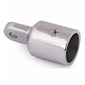 TM Eindkap buis met oog - RVS - 22 mm