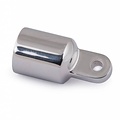 TM Eindkap buis met oog - RVS - 22 mm