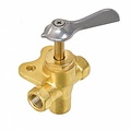 TM Tank tweewegklep - 1/4" - (6,4 mm) - messing