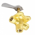 TM Tank tweewegklep - 1/4" - (6,4 mm) - messing