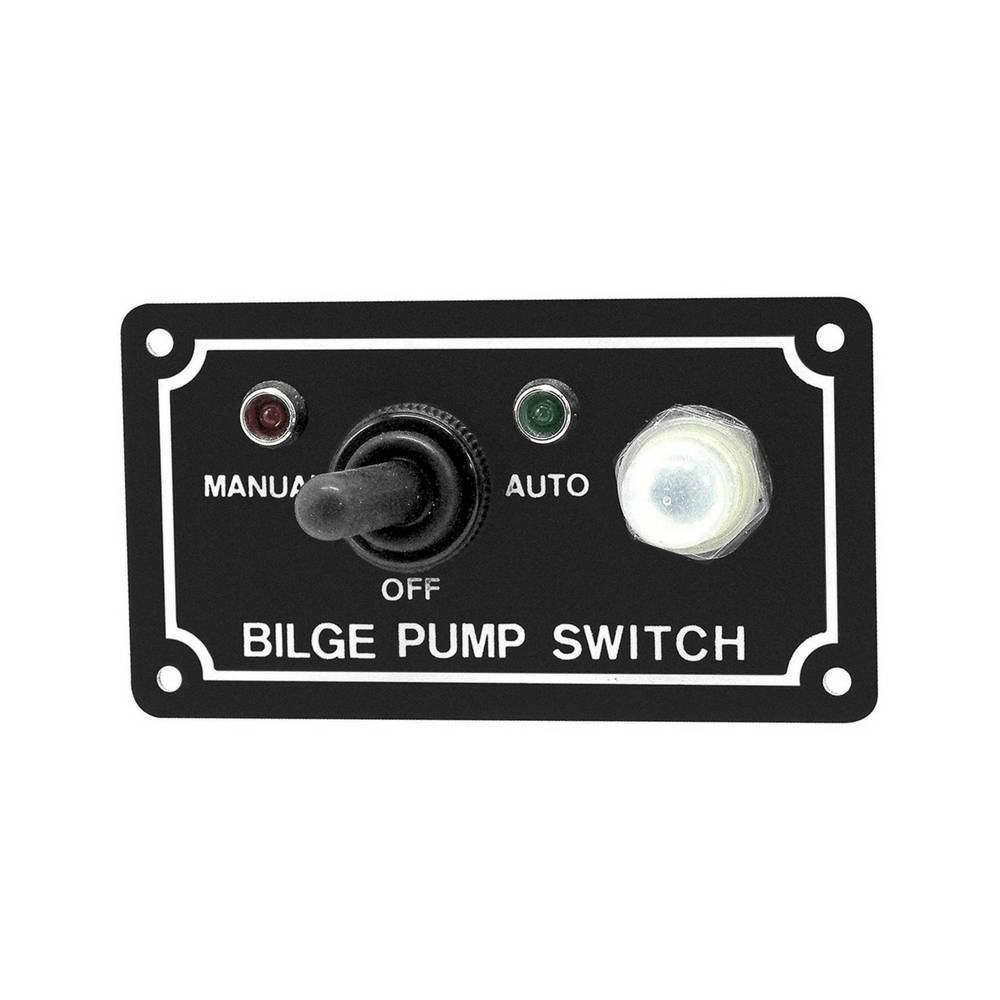 Easterner LED 3 way bilge pump switch panel