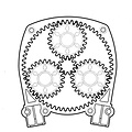 Riviera RIVIERA Steering system set - Metal steering head - KMDA100M - with T02 Steering cable