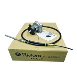 Riviera RIVIERA Steering system set - Metal Helm - KMDA100M - with  T02 Steering cable