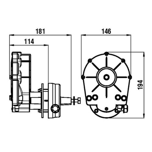 Riviera Riviera Stuursysteem set - KMDA100  met TO2  Stuurkabel