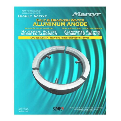 Martyr Anodes Volvo Penta Anode Kit Folding prop - AL