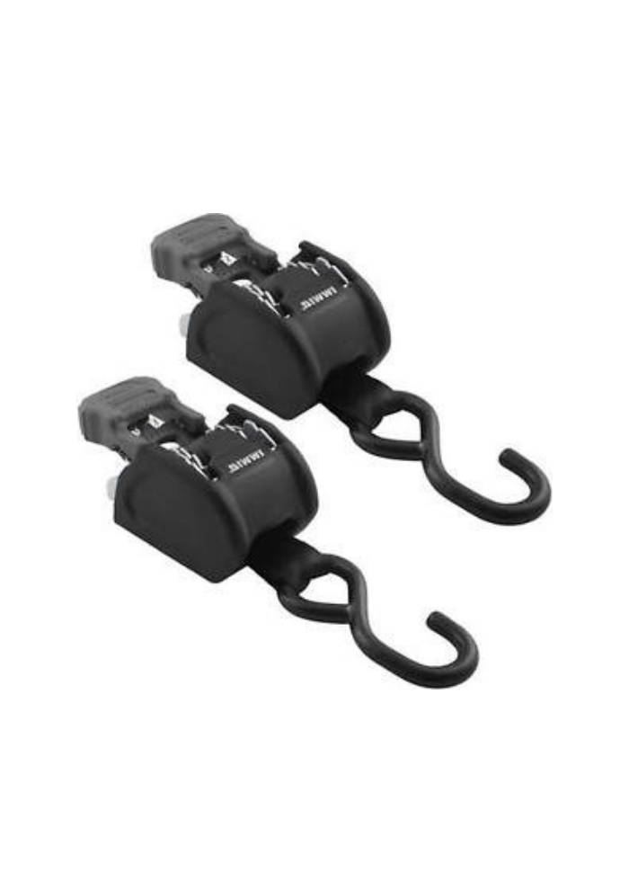 Boat Buckle G2 Retractable Transom Tie Down Straps (1 pair