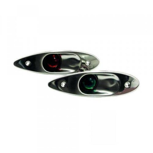 TM Bow Side Light ReceSSTed Mount Tear Drop Stamped - SST