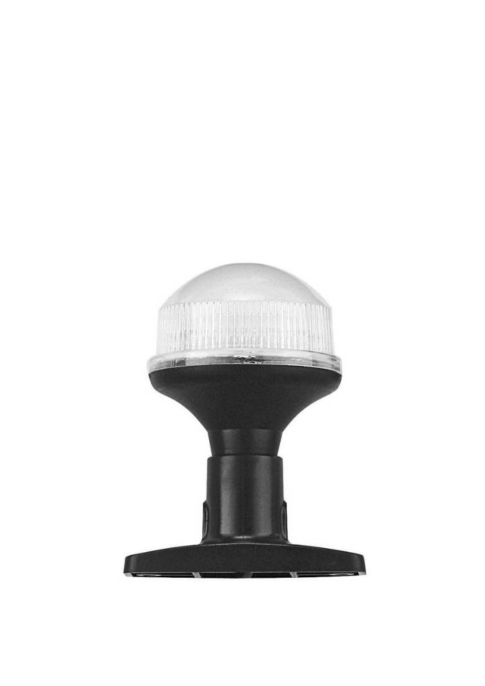 Titan Marine All round LED-lampje - 10 cm met vaste kunststof voet - Zwart