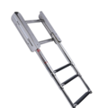 TM Stainless steel under-platform swimming ladder - 3 steps