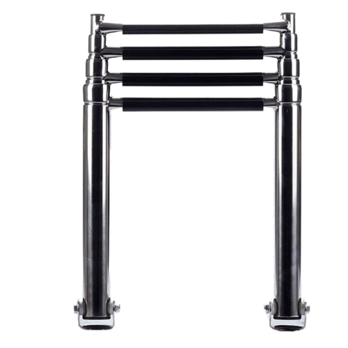 TM Telescopic ladder - Stainless steel 4 steps - width: 254 mm
