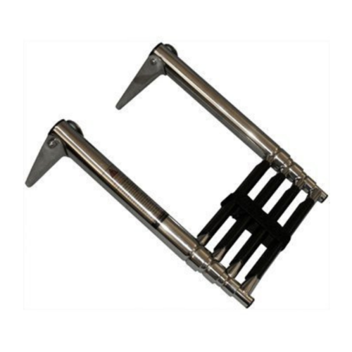 TM Telescopic ladder - Stainless steel 4 steps - width: 254 mm