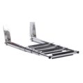 TM Telescopic ladder - Stainless steel 4 steps - width: 254 mm