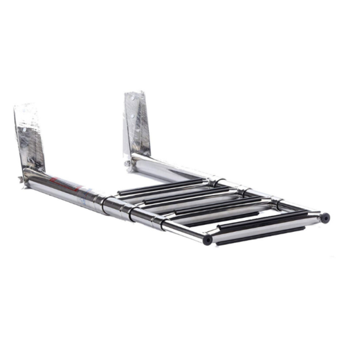 TM Telescopic ladder - Stainless steel 4 steps - width: 254 mm