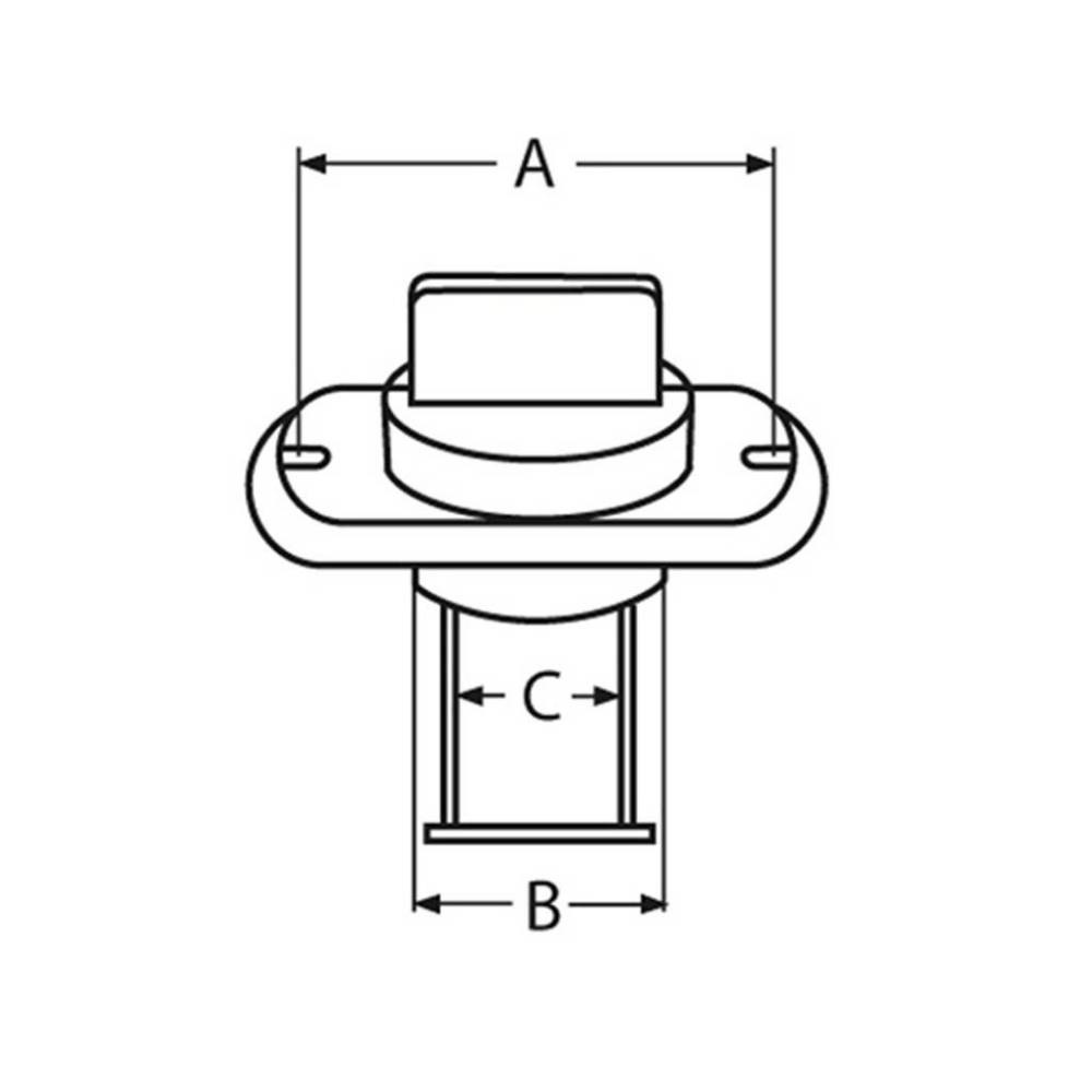 Titan Marine Oval plug SST - 25,4 mm