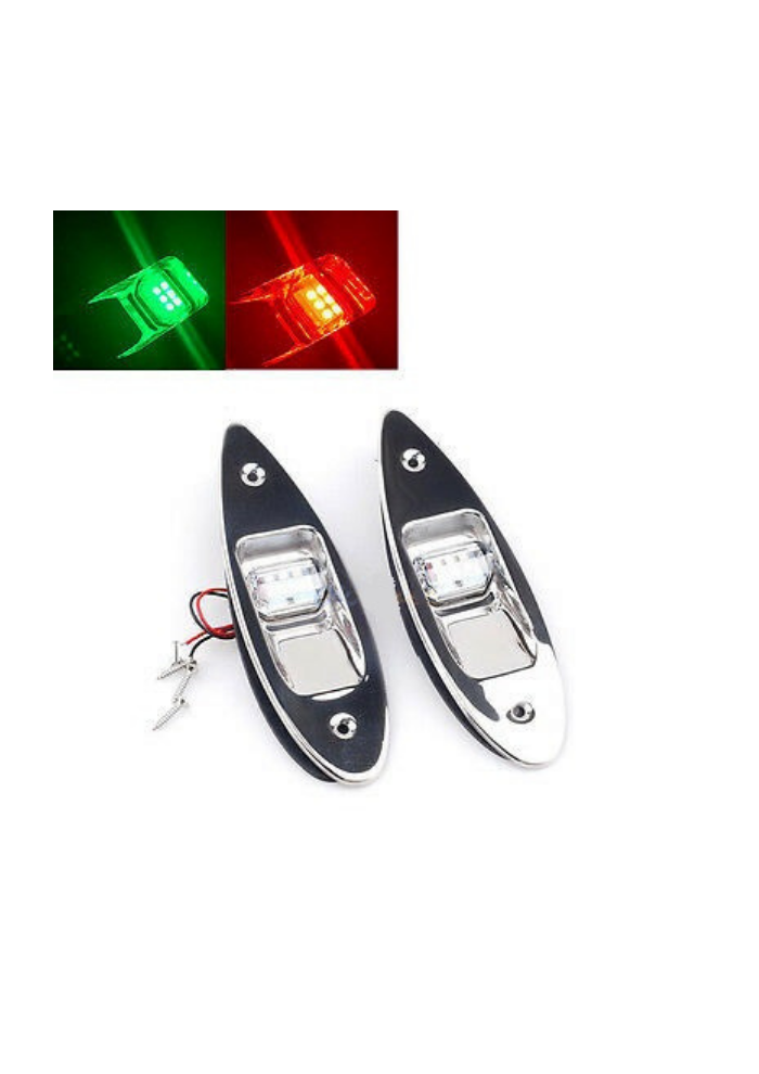 Titan Marine LED Rumpfmontage Positionslicht Edelstahl (Set)