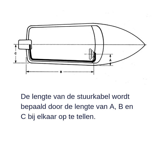 Riviera Stuurkabel T02 - 16 ft. (488 cm)